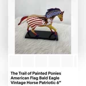 Trail of Painted Ponies Patriotic Horse Figurine